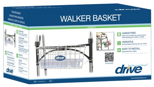 Walker Basket with Tray Insert-1548