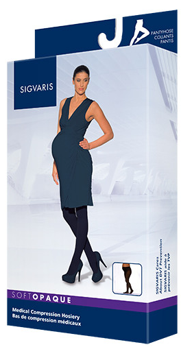 SIGVARIS Soft Opaque 20-30mmHg Maternity Pantyhose-0