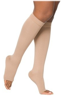 SIGVARIS Select Comfort 20-30mmHg Knee High Open Toe w/Grip Top-0