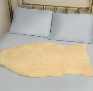 Deluxe Natural Sheepskin Mattress Cover