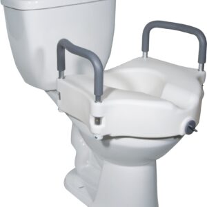 Raised Toilet Seat (Removable Arm)