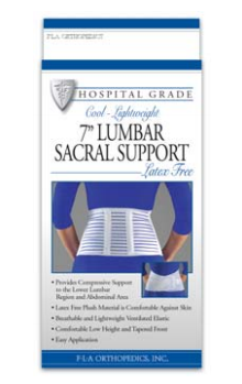 7" Cool-Lightweight Lumbar Sacral Support-2074
