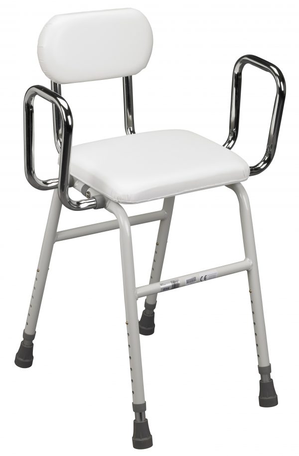 All-Purpose Stool with Adjustable Arms-0