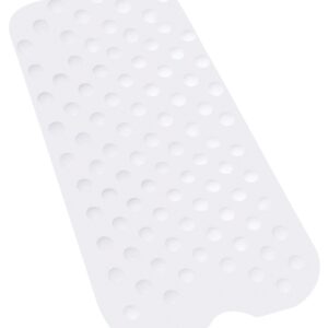 Large White Bath Mat Non-Slip (Large)