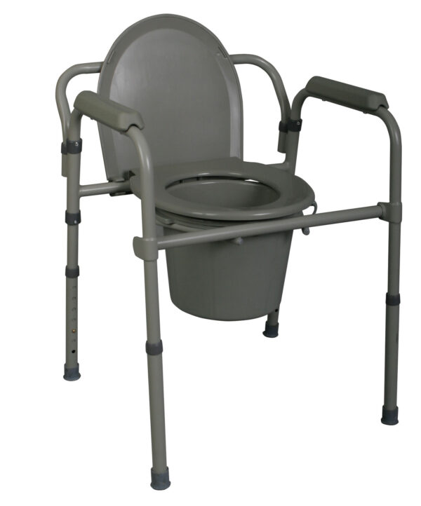 Medline 3-in-1 Steel Commode-0