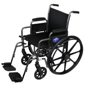 Medline K1 Basic Wheelchair With Removable Desk Arms