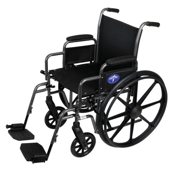 Medline K1 Basic Wheelchair With Removable Desk Arms