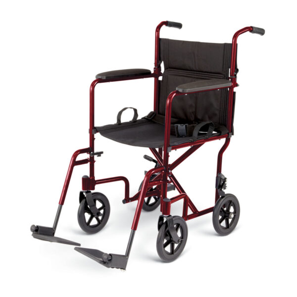Aluminum Transport Chair w/ 8in. Wheels-224