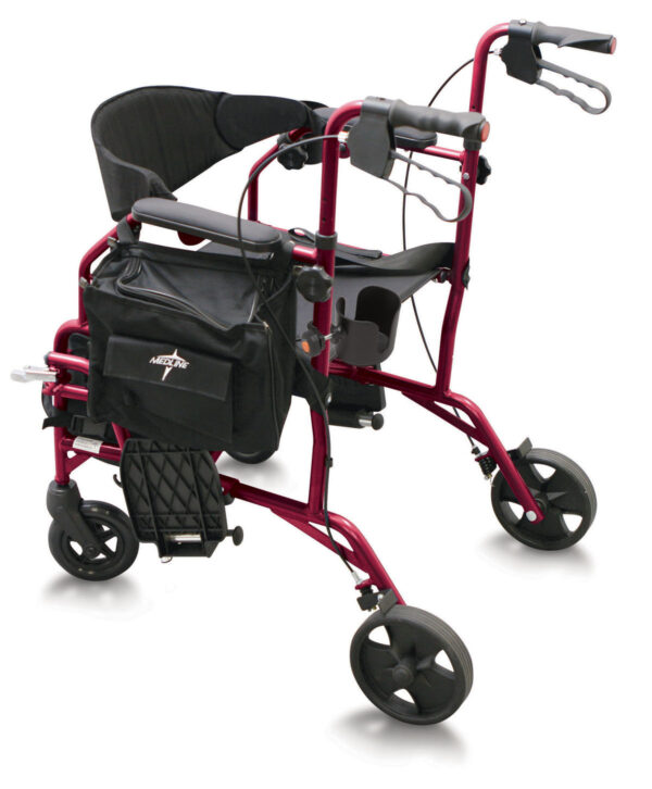 Combination Rollator / Transport Chair-231