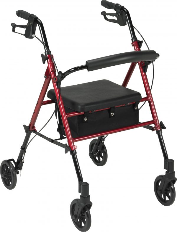 Universal Seat Height Aluminum Rollator-0