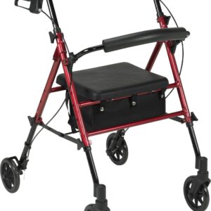 Universal Seat Height Aluminum Rollator-0