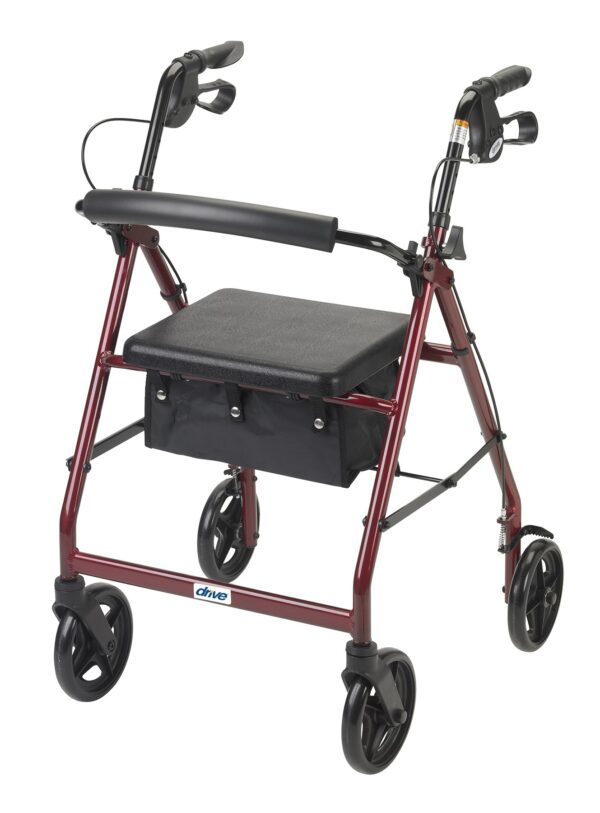 Aluminum Rollator w/7.5" Casters-0