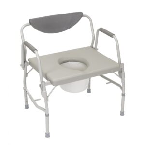 Deluxe Bariatric Drop-Arm Commode-0