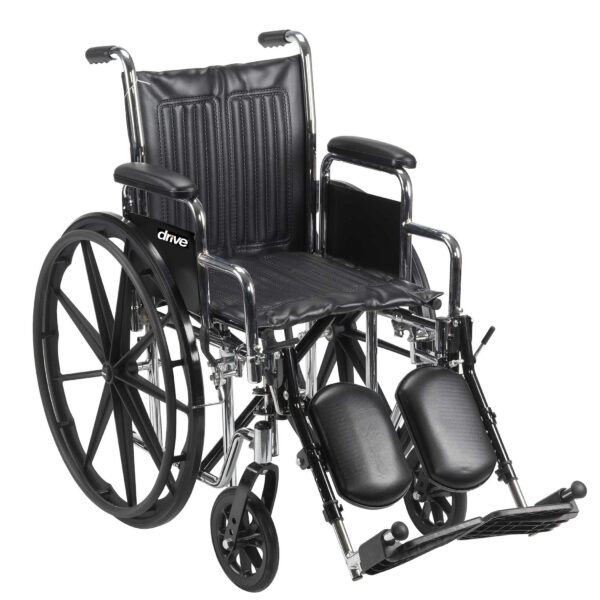 Chrome Sport Wheelchair 16"-0