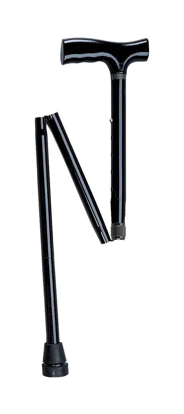 Bariatric Aluminum Folding Cane, Height Adjustable-0