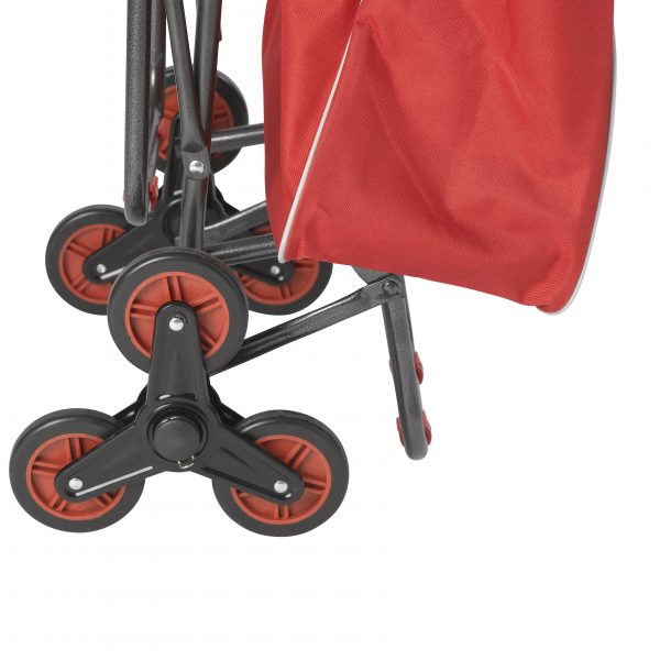 Deluxe Rolling Shopping Cart with Seat-5388