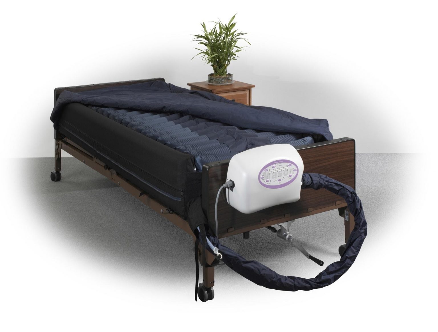 air mattress with lateral rotation
