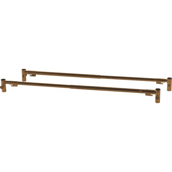 Standard Telescoping Full-Length Side Rail, Brown-Vein Finish-4628