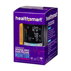 HealthSmart® Premium Series Universal Wrist Digital Blood Pressure Monitor-5795
