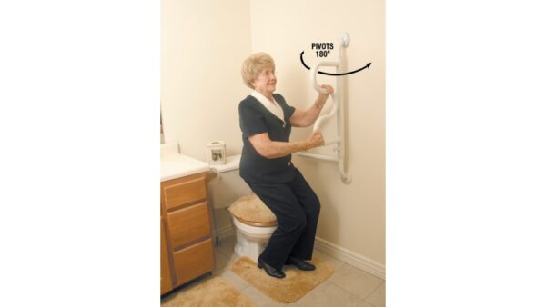 Curved Bathroom Grab Bar