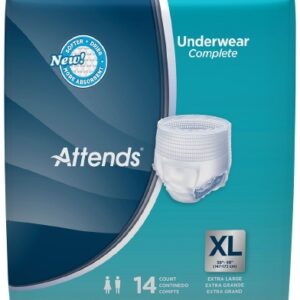 Adult Absorbent Underwear Attends® Pull On X-Large Disposable Heavy Absorbency-0