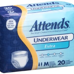 Adult Absorbent Underwear Attends® Pull On Medium Disposable Moderate Absorbency-0