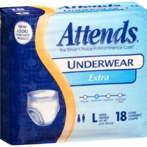 Adult Absorbent Underwear Attends® Pull On Large Disposable Moderate Absorbency-0