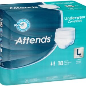 Adult Absorbent Underwear Attends® Pull On Large Disposable Heavy Absorbency-0