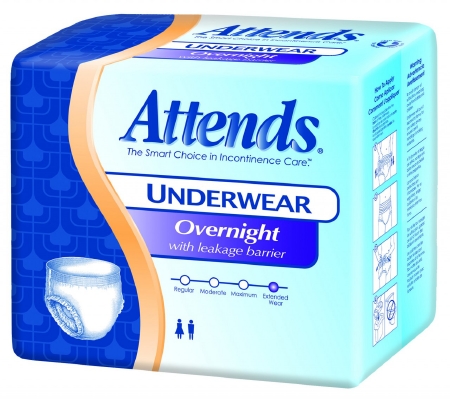 Adult Absorbent Underwear Attends® Pull On Medium Disposable Heavy Absorbency-0