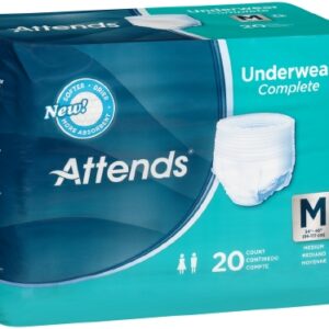 Adult Absorbent Underwear Attends® Pull On Medium Disposable Heavy Absorbency-0