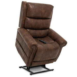 brown power lift recliner chair