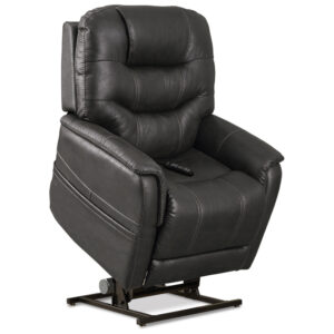 charcoal power lift recliner chair