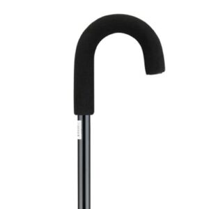 Cane W/ Full Curve Handle- BLK