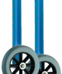 NOVA BLUE DESIGNER ADULT FOLDING WALKER W/5" WHEEL