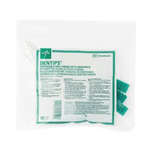DENTIPS DISP ORAL SWABS TREAT