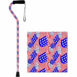 NOVA OFFSET CANE STARS & STRIPES